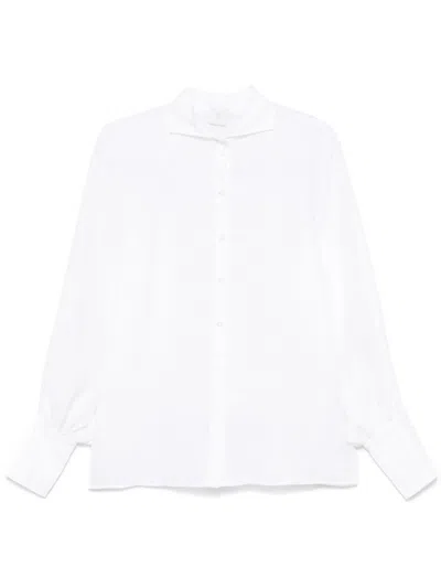 Eleventy Linen Shirt In White