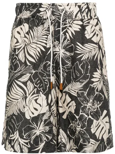 Eleventy Linen Shorts