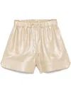 Eleventy Linen Shorts In Neutrals