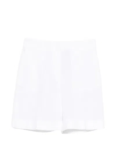 Eleventy Linen Shorts In White