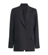 Eleventy Linen Soft Blazer In Black