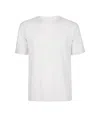 Eleventy Hem And Collar Contrast T-shirt In White