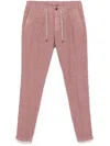 Eleventy Tapered Trousers In Red