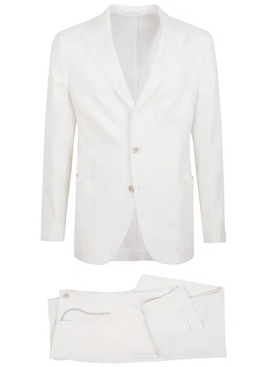 ELEVENTY LINEN-WOOL-SILK BLEND SUIT