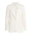 Eleventy Linen-wool Single-button Blazer