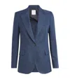 Eleventy Linen-wool-silk-blend Blazer In Multi