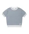 Eleventy Logo-appliqué Jumper In Gray