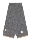 Eleventy Boys Wool Scarf In Blue