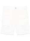 Eleventy Logo-button Cargo Shorts In White