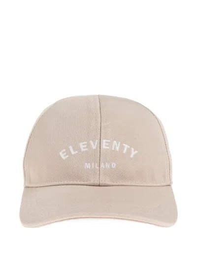 Eleventy Logo-detail Baseball Cap In Brown