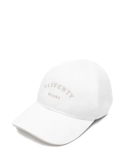 ELEVENTY LOGO-EMBROIDERED BASEBALL CAP