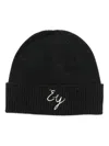 Eleventy Beanie Mit Logo-stickerei In Schwarz