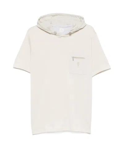 ELEVENTY LOGO-EMBROIDERED T-SHIRT