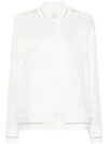 Eleventy Bicolor Button Bomber Jacket In Nude