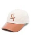 Eleventy Logo-patch Baseball Cap In Neutrals