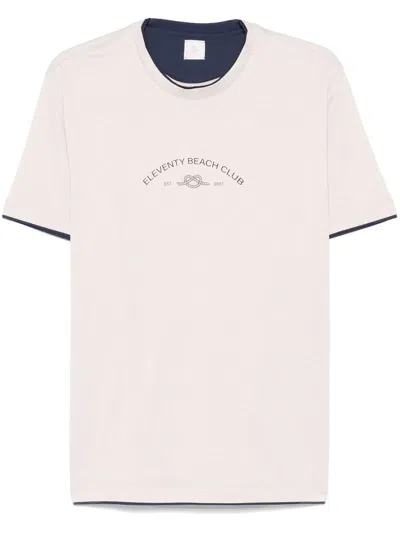 ELEVENTY LOGO-PRINT T-SHIRT