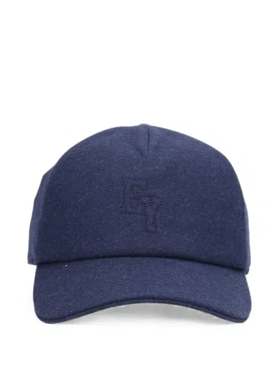 Eleventy Logo-embroidered Touch-strap Baseball Cap In Pink