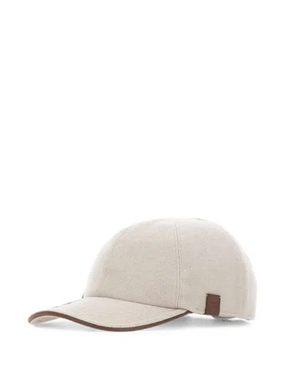 Eleventy Logo-patch Baseball Cap In Neutral