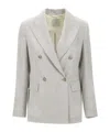 Eleventy Long Sleeve Blazer In Gray