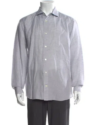 Pre-owned Eleventy Long Sleeve Dress Shirt In Neutral