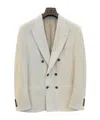 Eleventy Long Sleeve Jacket In White
