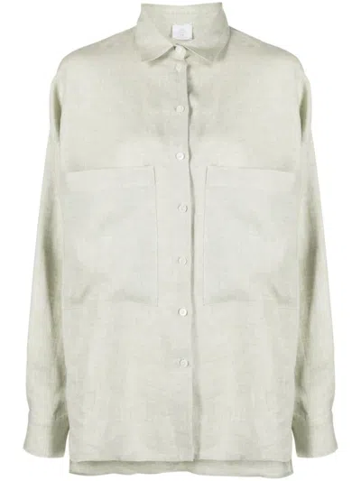 ELEVENTY ELEVENTY LONG SLEEVE LINEN SHIRT