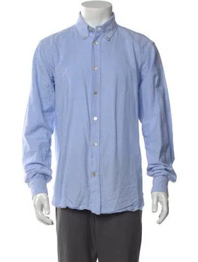 Pre-owned Eleventy Long Sleeve Shirt In Blue