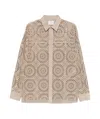 Eleventy Cut-out Shirt In Nude