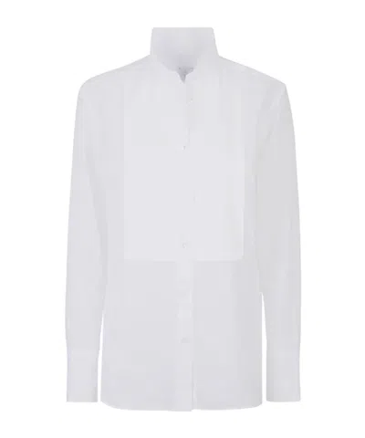 Eleventy Long Sleeve Shirt In White