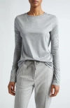 Eleventy Long Sleeve T-shirt In Grey