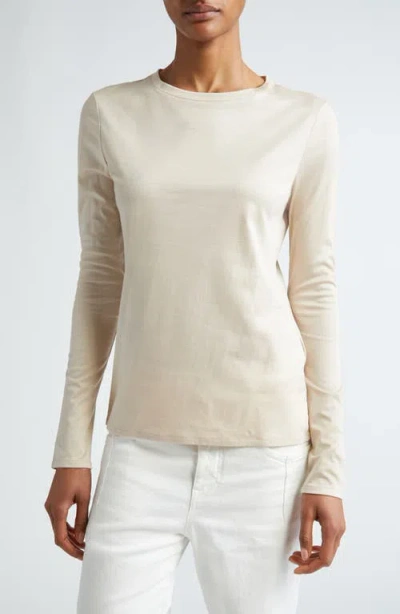 Eleventy Long Sleeve T-shirt In Sand