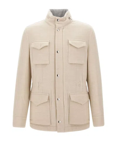 ELEVENTY LONG-SLEEVED CASUAL JACKET