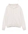Eleventy Long-sleeved Hooded Sweatshirt In Gold