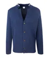 Eleventy V-neck Ribbed Cardigan