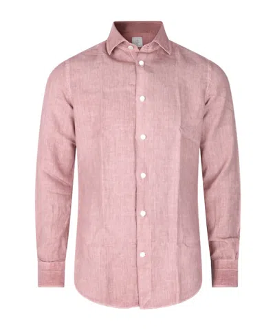 Eleventy Long-sleeved Shirt In Pink
