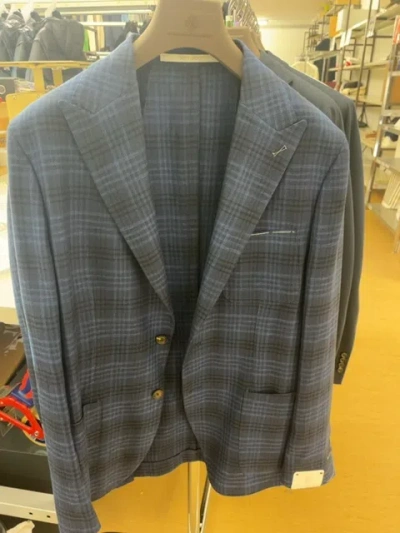 Eleventy Long-sleeved Suit Coat In Black