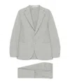 Eleventy Elasticated Waist Two-piece Suit In Gray