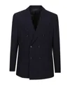 Eleventy Long-sleeved Suit Jacket In Black