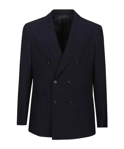 Eleventy Long-sleeved Suit Jacket In Black