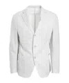 Eleventy Long-sleeved Suit Jacket In Gray