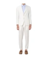 Eleventy Long-sleeved Suit Jacket In White