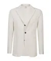 Eleventy Long-sleeved Suit Jacket In White