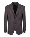 Eleventy Long-sleeved Suit Jacket In Black