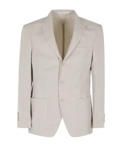 Eleventy Long-sleeved Suit Jacket In Neutral
