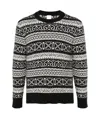 Eleventy Fair Isle-intarsia Sweater In Black