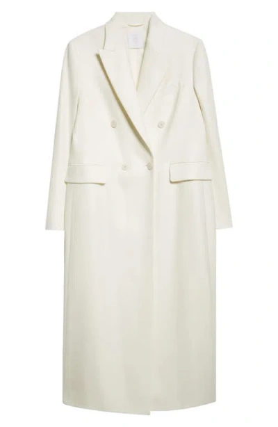 Eleventy Longline Wool & Silk Blend Coat
