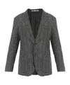 Eleventy Herringbone-pattern Blazer In Gray