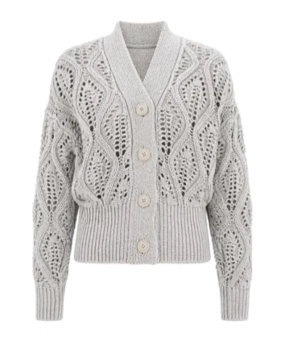 Eleventy Long-sleeved Knitwear In White
