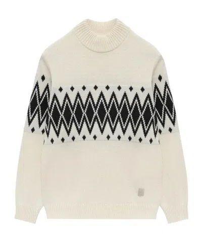 Eleventy Long-sleeved Sweater In Neutral