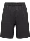 Eleventy Lyocell Shorts In Grau